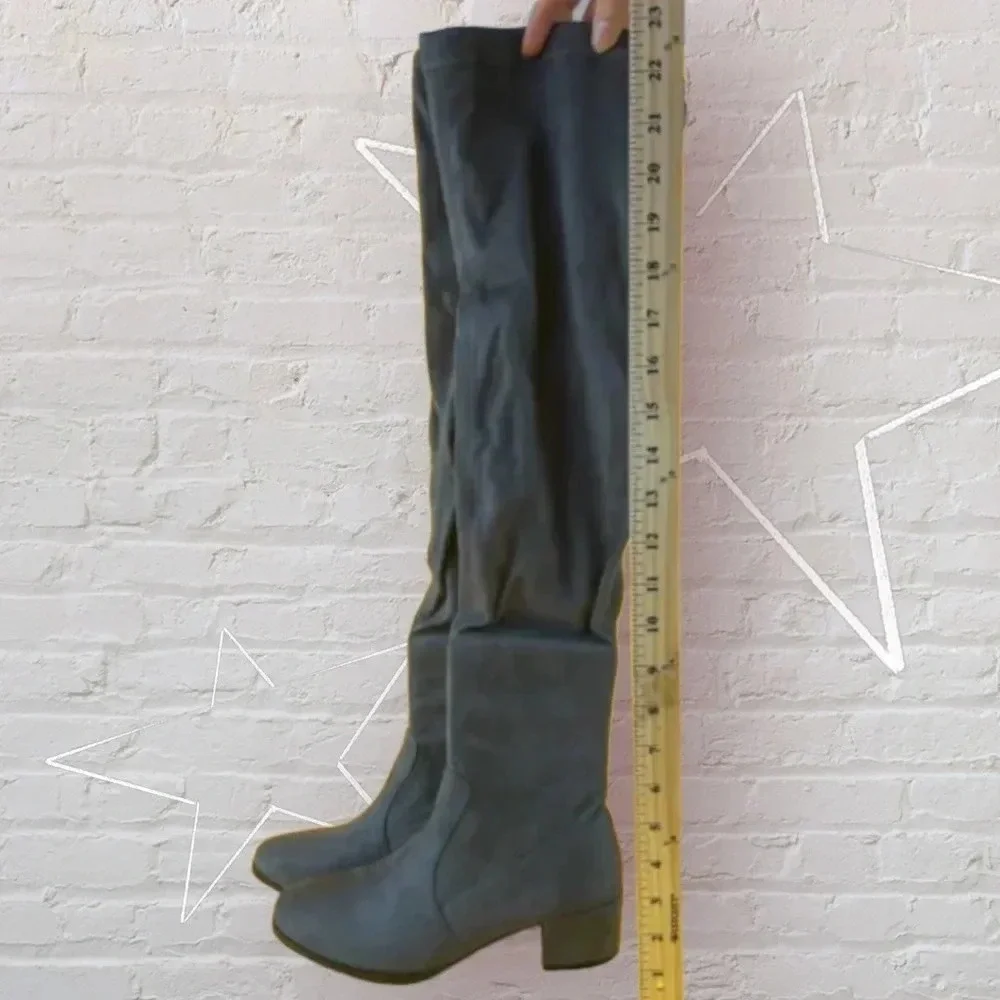 Chinese Laundry Mystical Over-The-Knee Boots Gunmetal - 6M